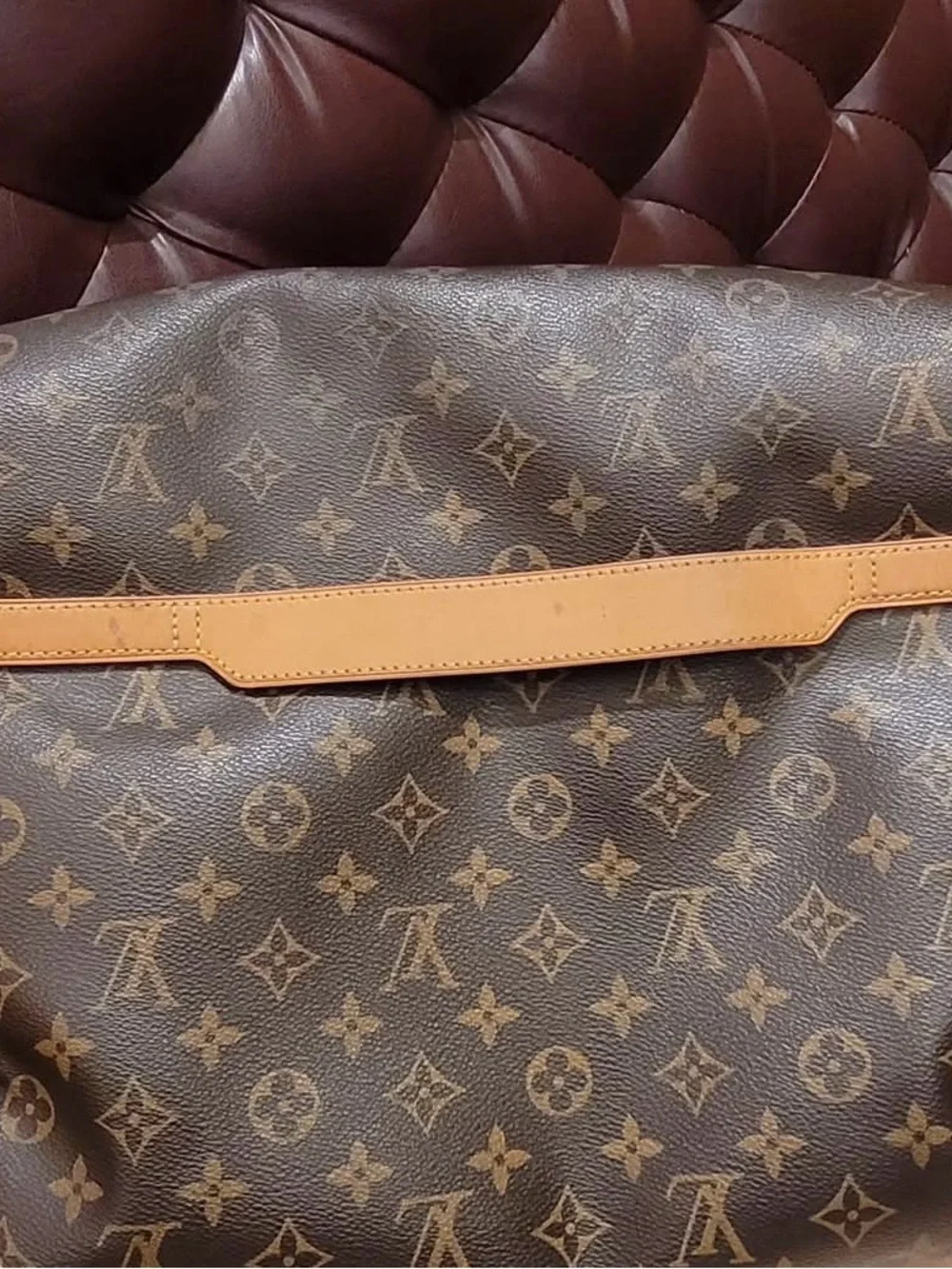 Louis Vuitton Abesses Monogram Messenger Bag in Dark Brown